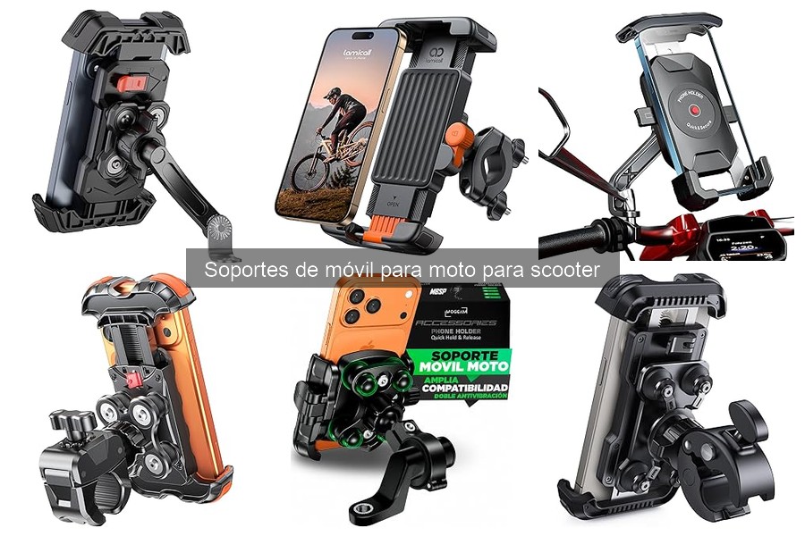 Mejores soportes de móvil para moto en 2023: Comparativa