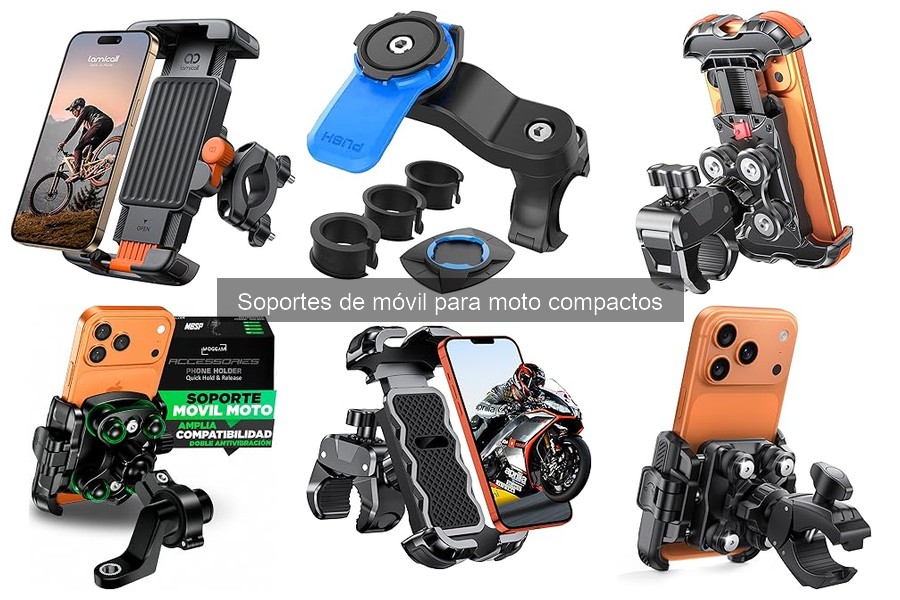 Mejores soportes de móvil para moto en 2023
