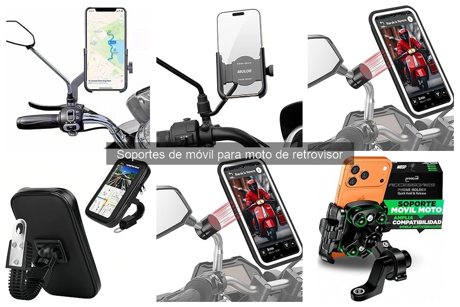 Mejores soportes de móvil para viajes largos en moto