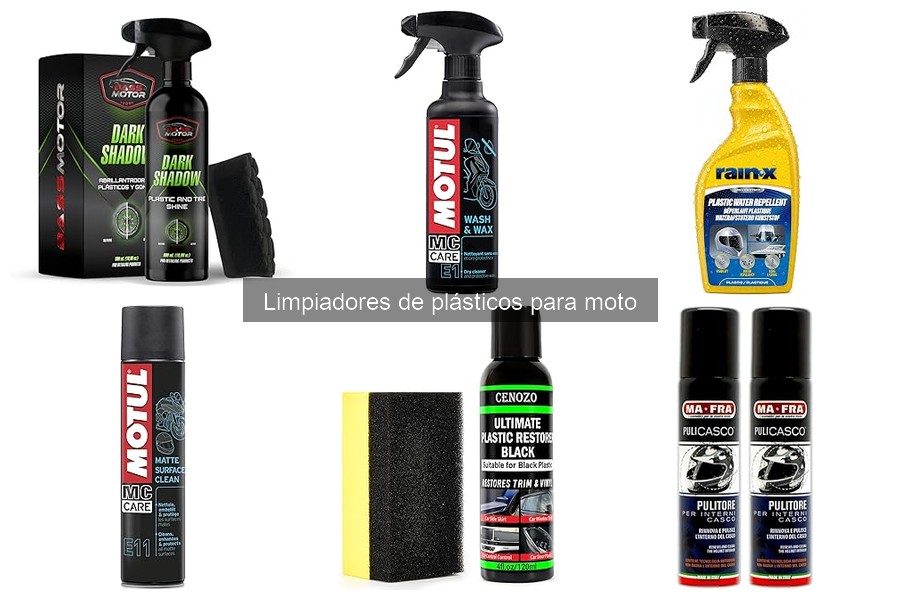 Mejores tiendas para comprar limpiadores de plásticos de moto