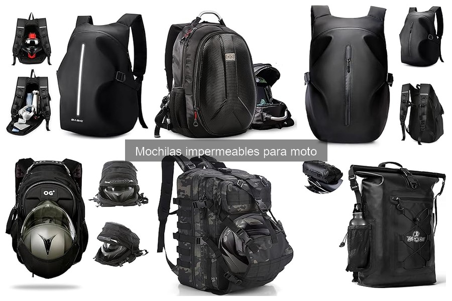 Mochilas impermeables para moto: características y beneficios