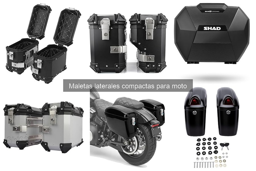 Ofertas en maletas laterales compactas para moto ¡Ahorra hoy!