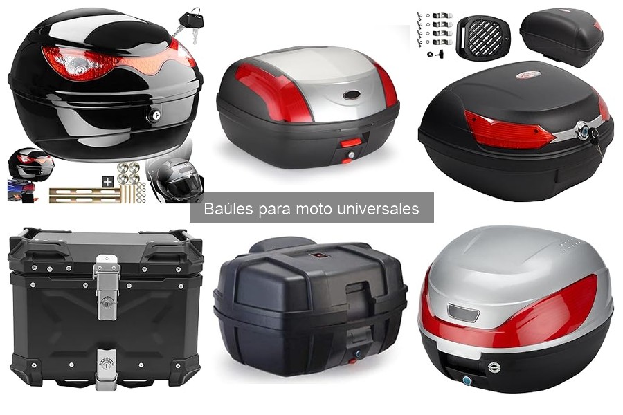 Opiniones de usuarios sobre baúles para moto universales