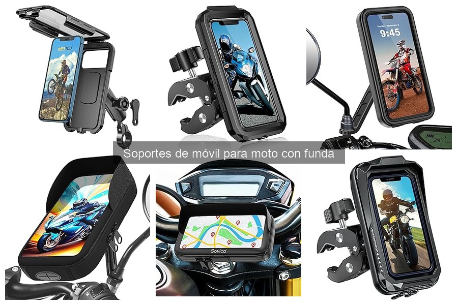 Opiniones de usuarios sobre soportes de móvil para moto