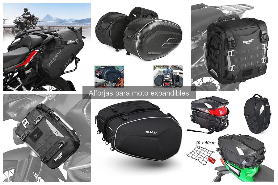 Opiniones sobre Alforjas para Moto Expandibles en 2023