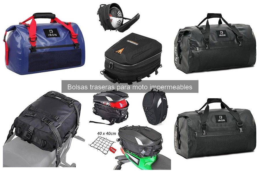 Opiniones sobre bolsas traseras impermeables para moto