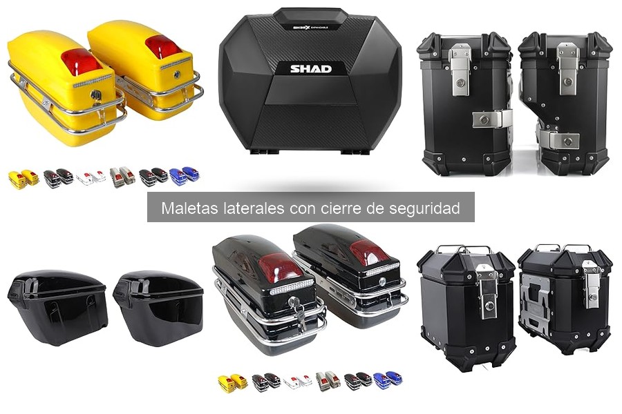 Opiniones sobre maletas laterales con cierre de seguridad