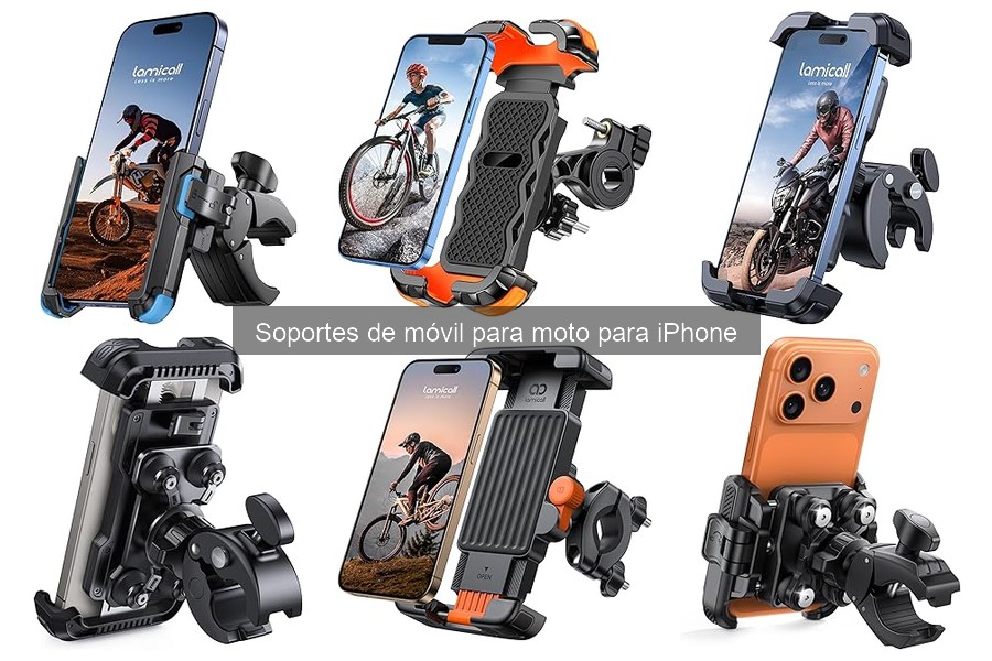 Opiniones sobre Soportes de Móvil para Moto: iPhone