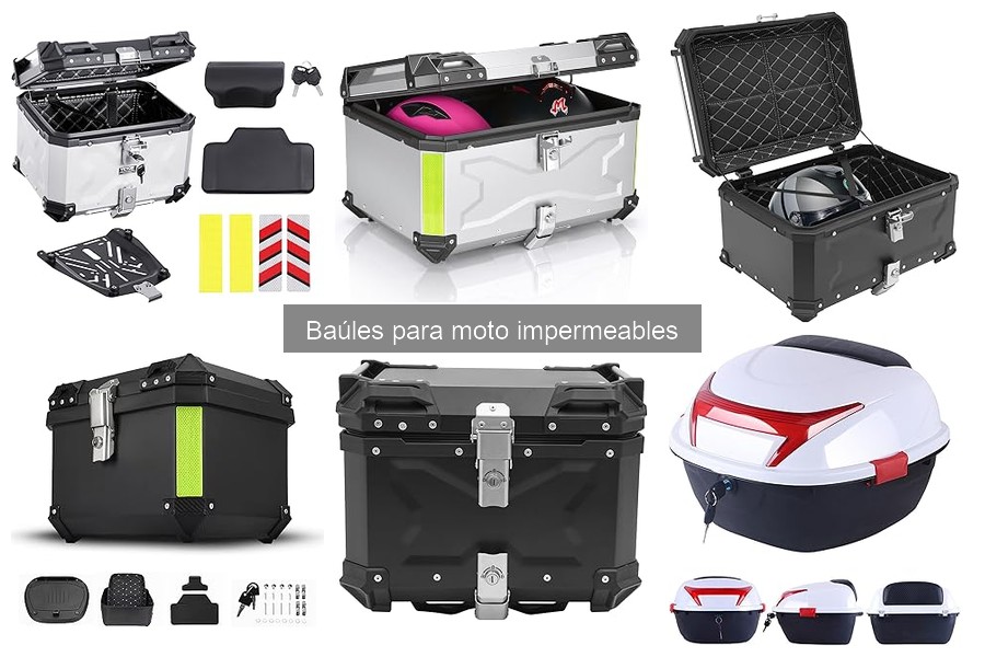 ¿Por qué elegir un baúl impermeable para tu moto?