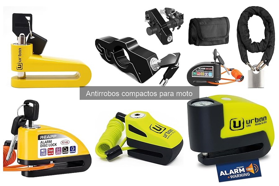 Precio promedio de antirrobos compactos para moto