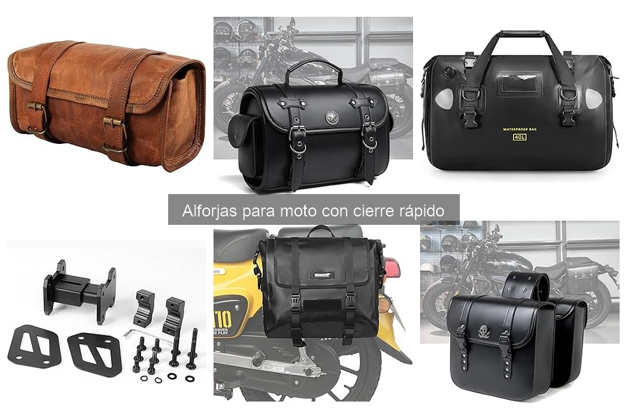 Precios de alforjas para moto con cierre rápido en Amazon