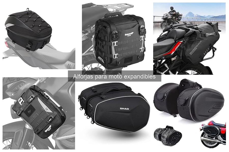 Precios de Alforjas para Moto Expandibles y Dónde Comprarlas