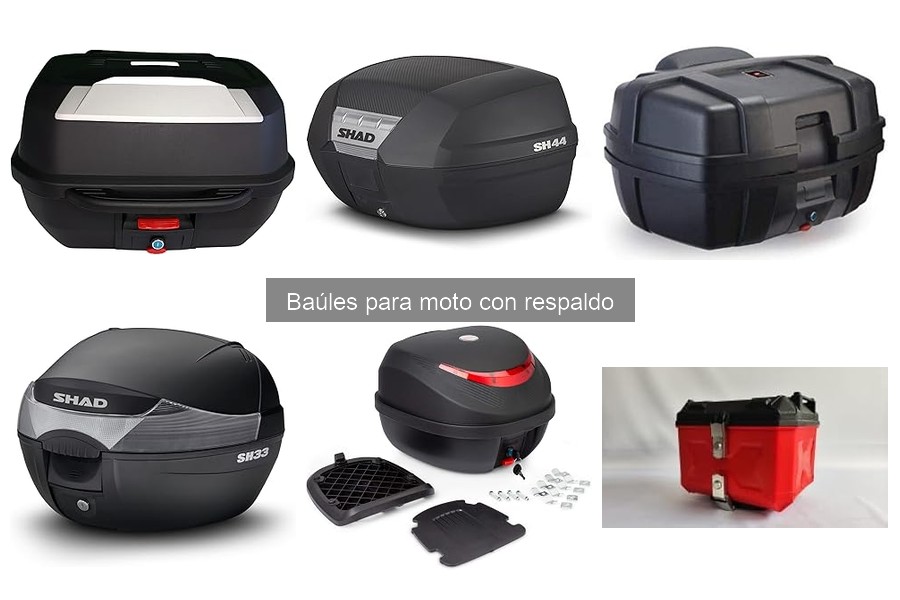 Precios de baúles para moto con respaldo: guía y consejos