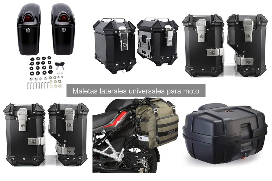 Precios de maletas laterales universales para moto y dónde comprar