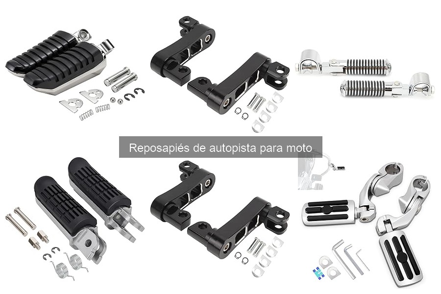Precios de reposapiés de autopista para moto: ¿cuánto cuestan?