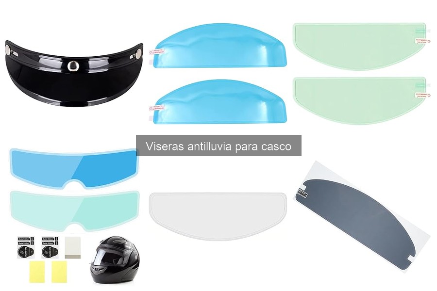 Precios de viseras antilluvia para casco en Amazon