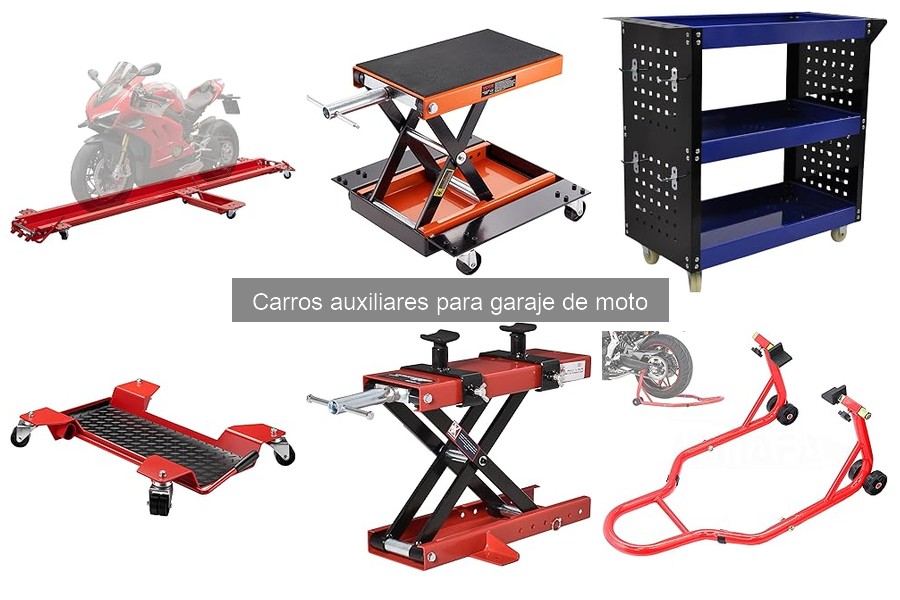 Precios promedio carros auxiliares para garaje de moto