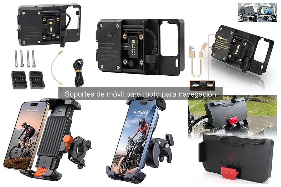 Precios y dónde comprar soportes de móvil para moto