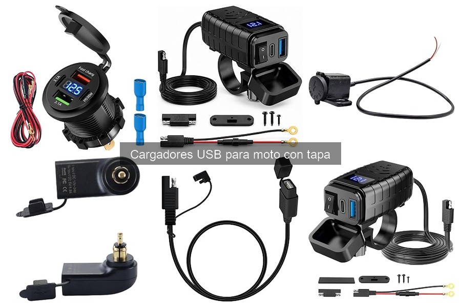 Preguntas Frecuentes sobre Cargadores USB para Moto con Tapa