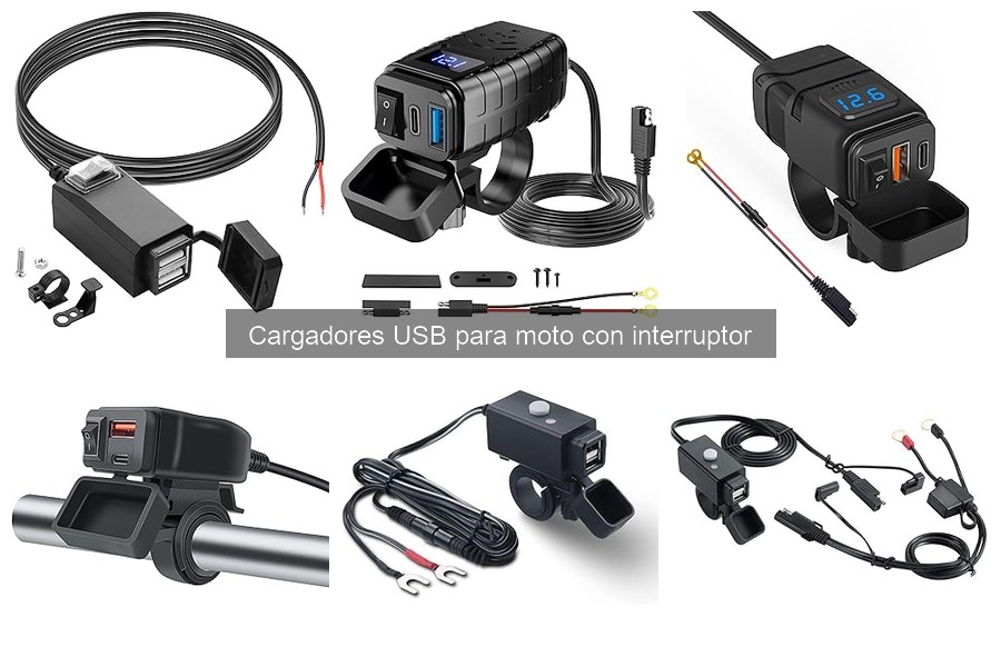 Problemas comunes al usar cargadores USB para moto con interruptor