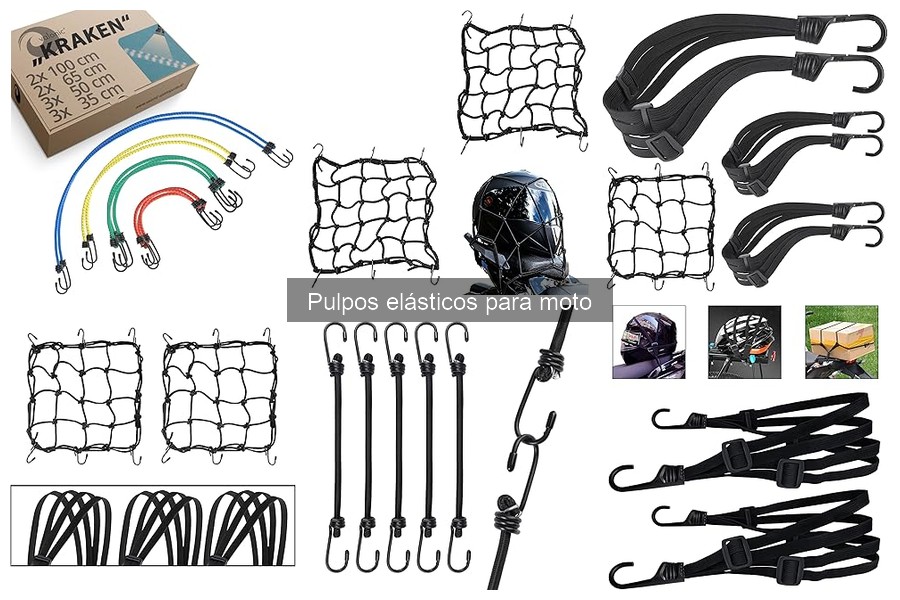 Problemas comunes al usar pulpos elásticos para moto