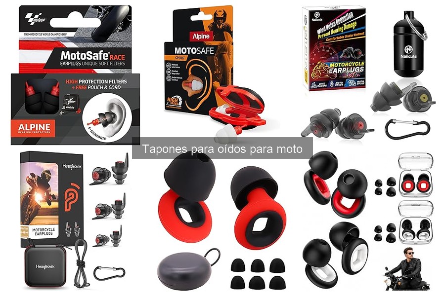 Problemas comunes al usar tapones para oídos en moto