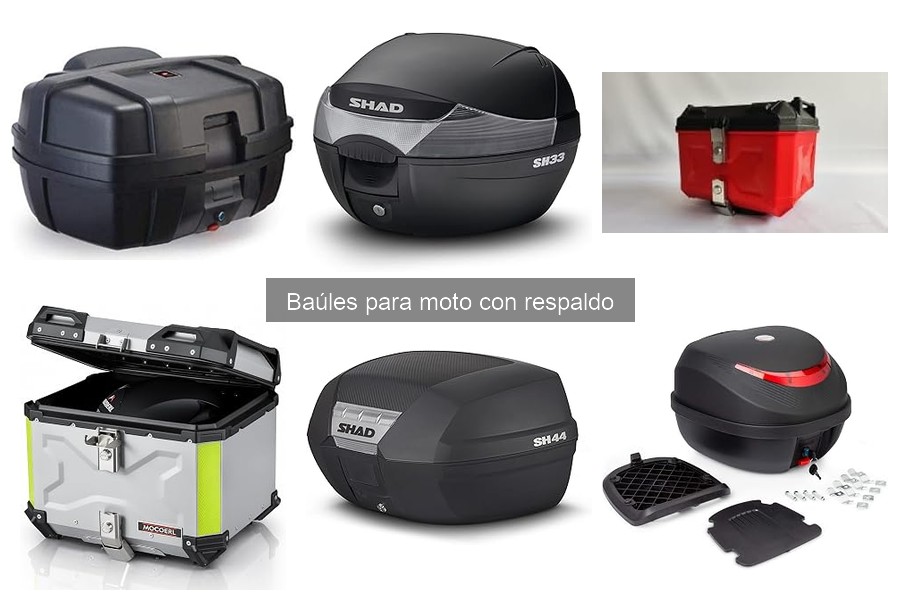 Problemas comunes con baúles para moto con respaldo y soluciones