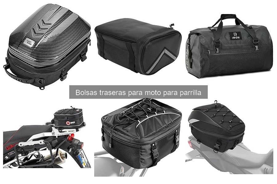 Problemas comunes con bolsas traseras para moto en la parrilla