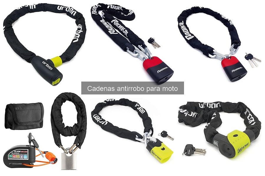 Problemas comunes con cadenas antirrobo para motos