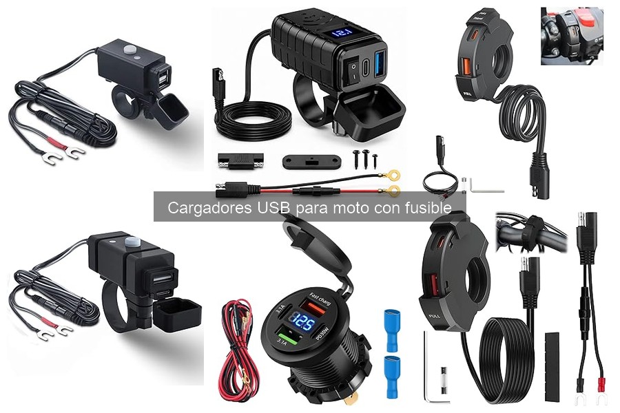 Problemas comunes con cargadores USB para moto con fusible