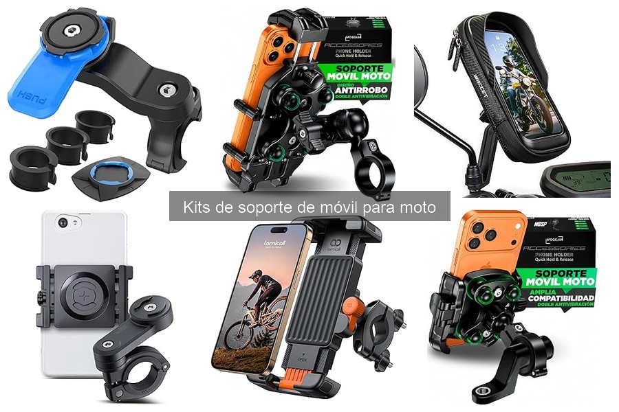 Problemas comunes con kits de soporte de móvil para moto