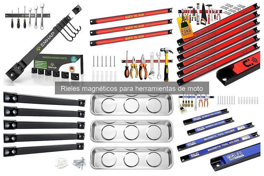Problemas comunes con rieles magnéticos para herramientas de moto