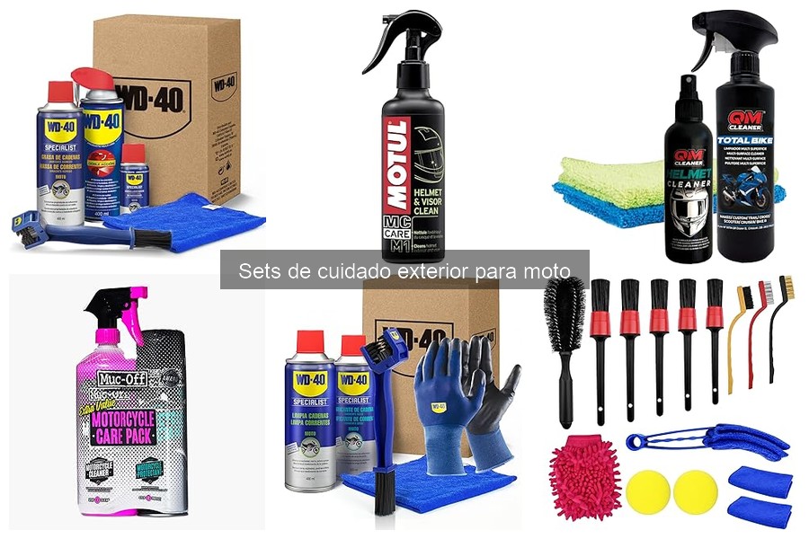 Problemas comunes con sets de cuidado exterior para moto