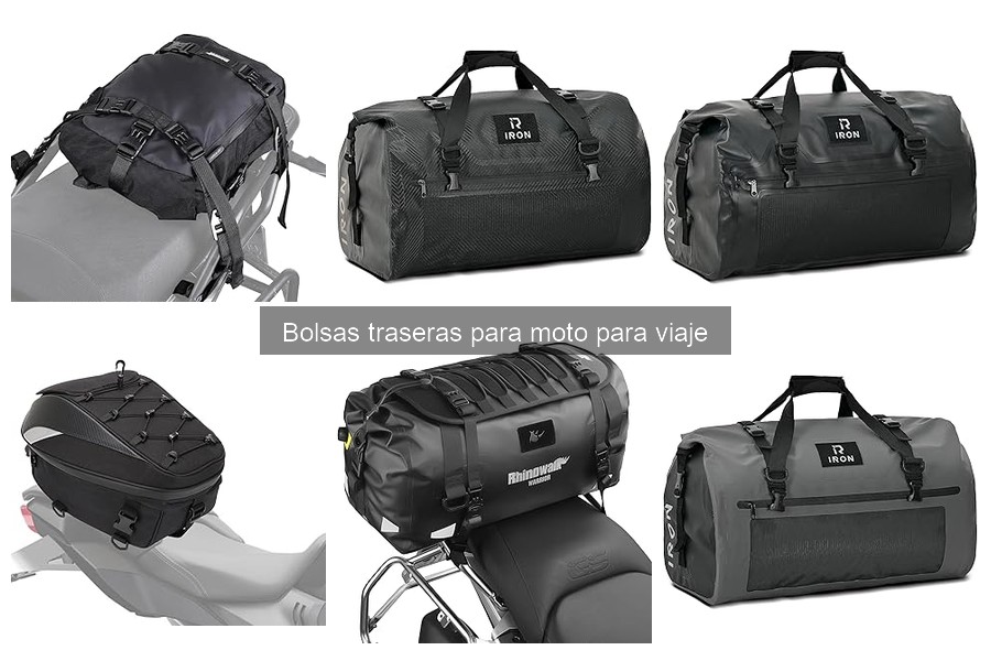 ¿Qué considerar antes de comprar una bolsa trasera para moto?