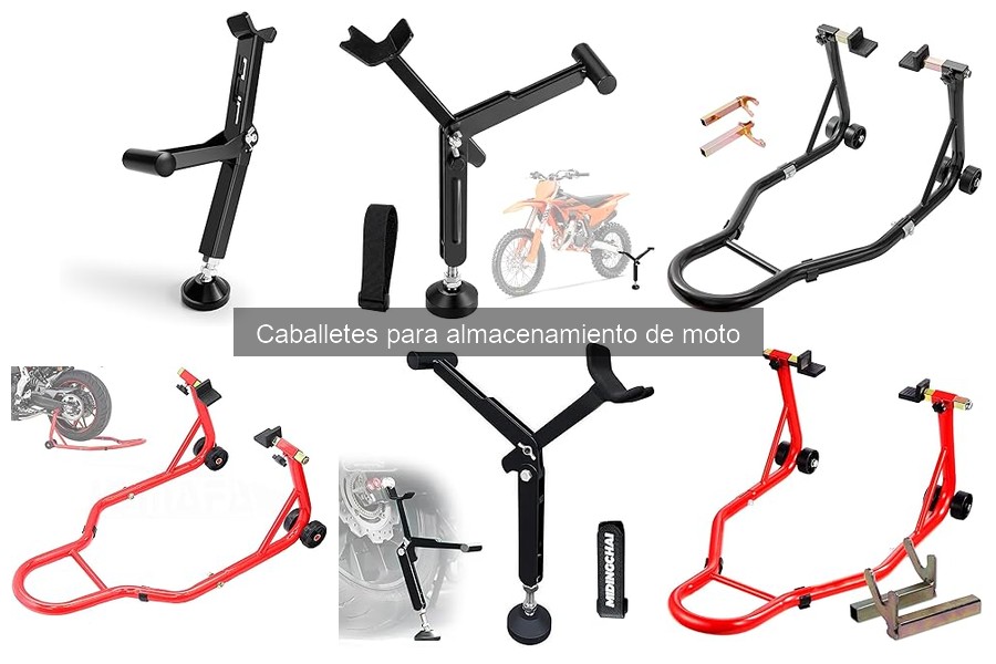 ¿Qué es un caballete para almacenamiento de moto?
