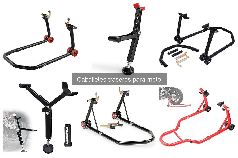 ¿Qué es un caballete trasero para moto? Función y tipos