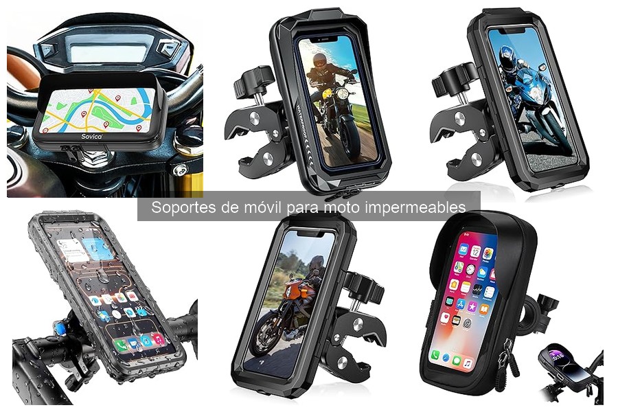 ¿Qué es un soporte de móvil impermeable para moto?
