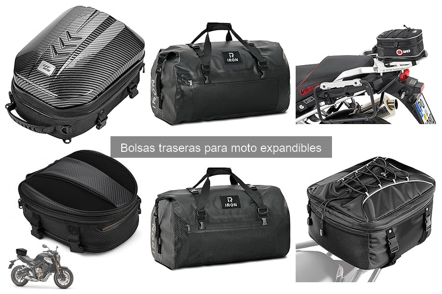 ¿Qué es una bolsa trasera expandible para moto? Guía 2023