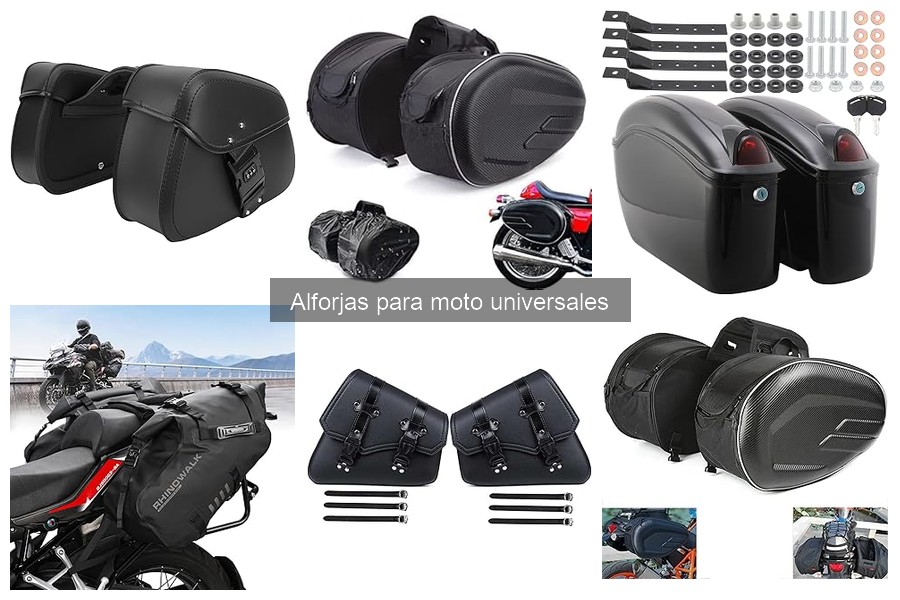 ¿Qué son las alforjas para moto universales? Características