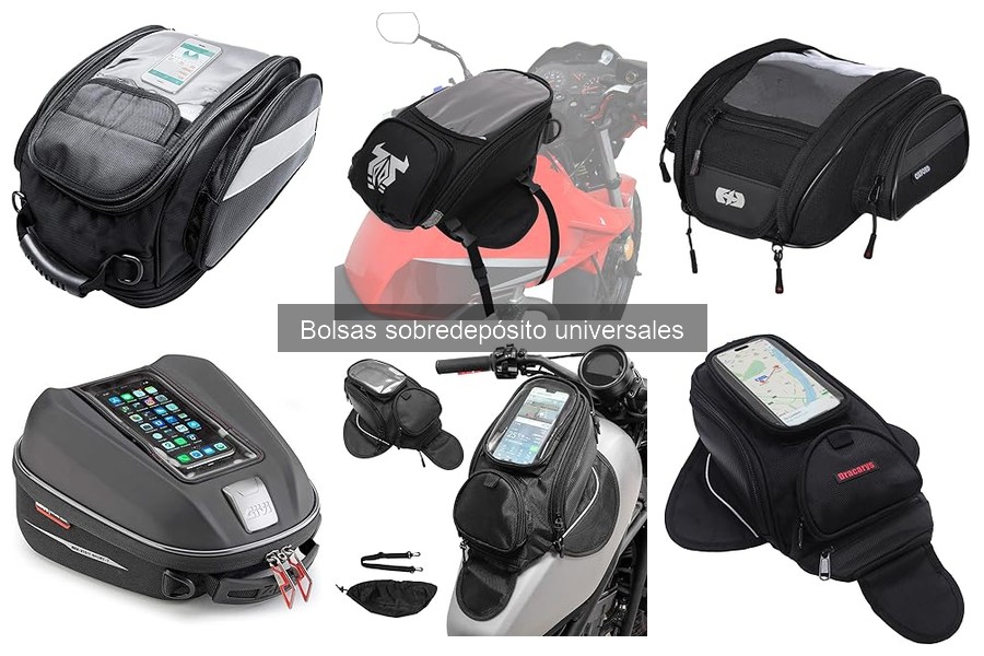 ¿Qué son las bolsas sobredepósito universales para motos?