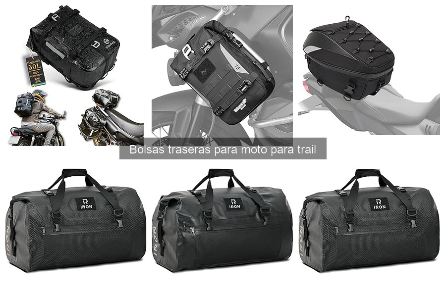 ¿Qué son las bolsas traseras para moto trail? Guía completa