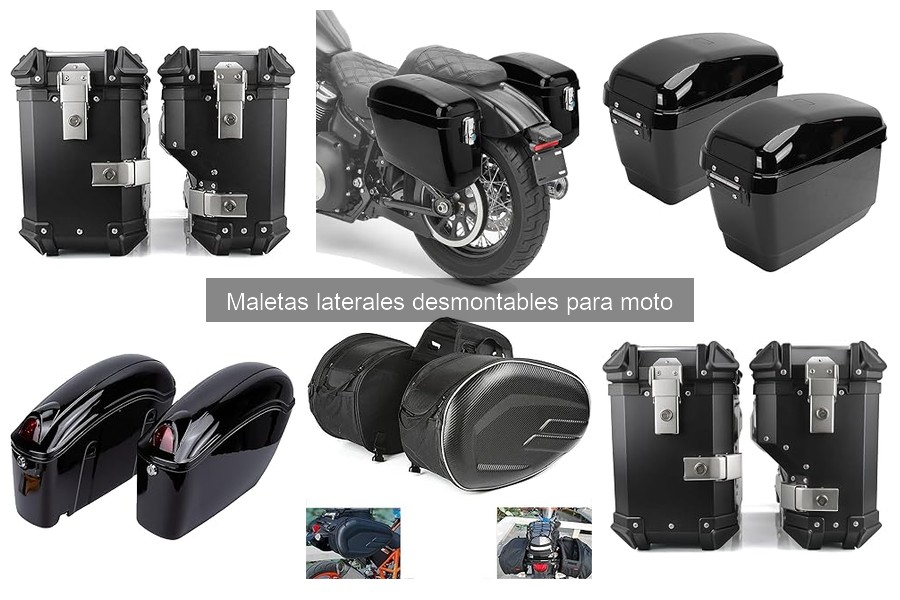 Qué son las maletas laterales desmontables para moto