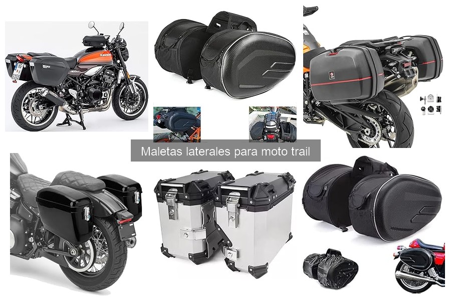 ¿Qué son las maletas laterales para moto trail?