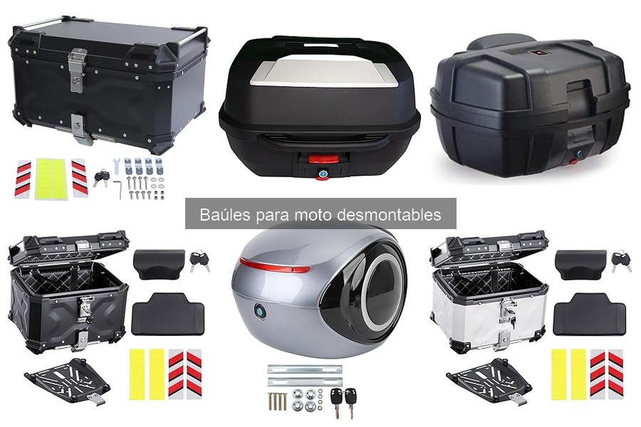 ¿Qué son los baúles desmontables para motos? Guía rápida