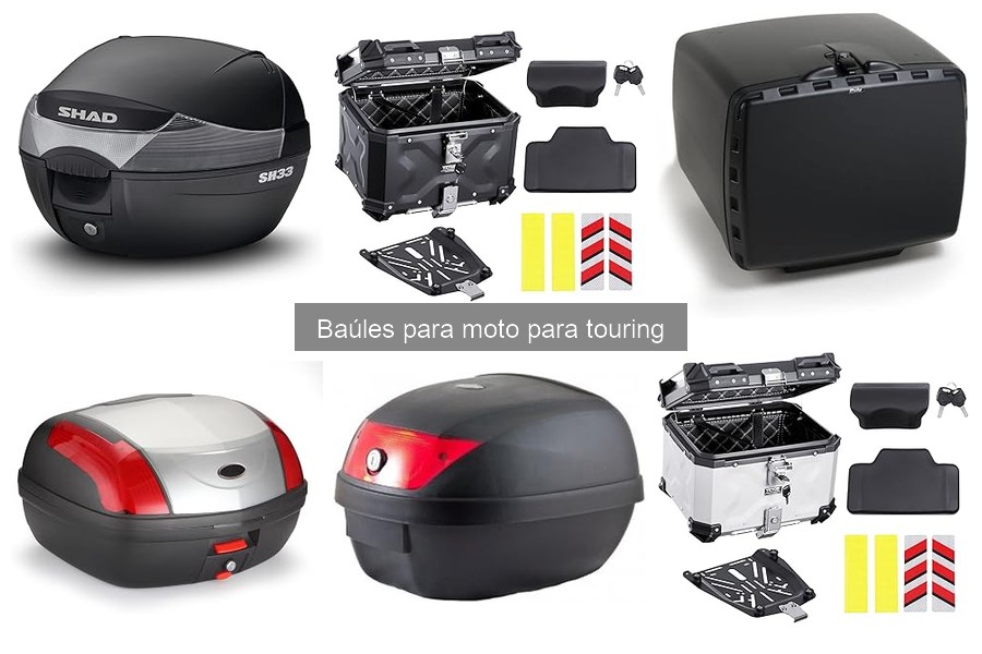 ¿Qué son los baúles para moto touring? Características y usos