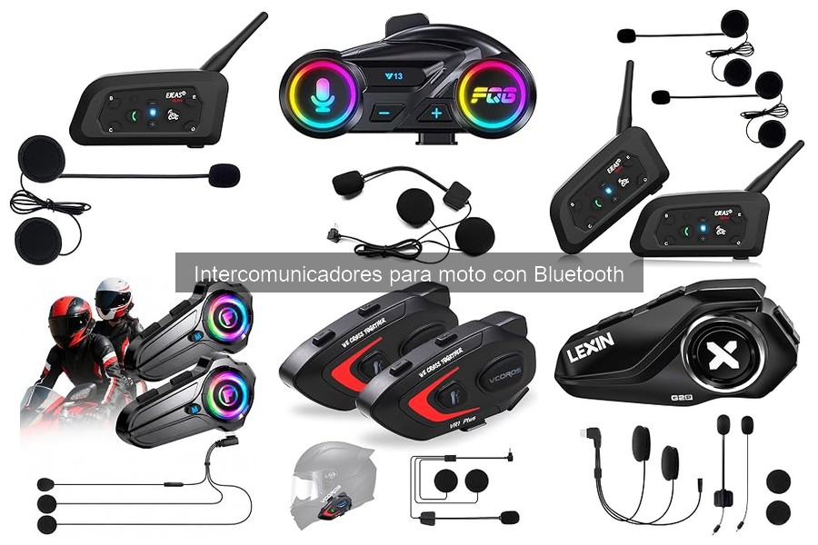 ¿Qué son los intercomunicadores para moto con Bluetooth?