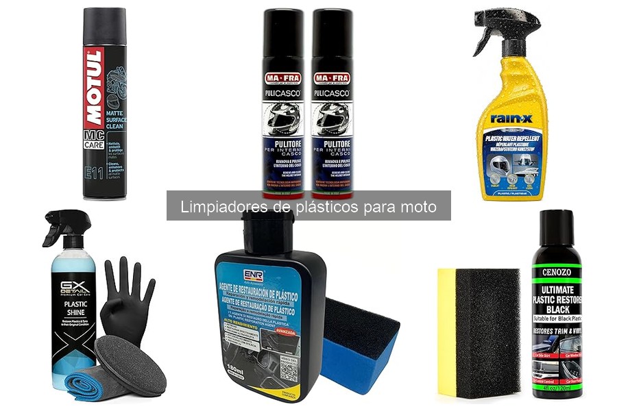 ¿Qué son los limpiadores de plásticos para moto?