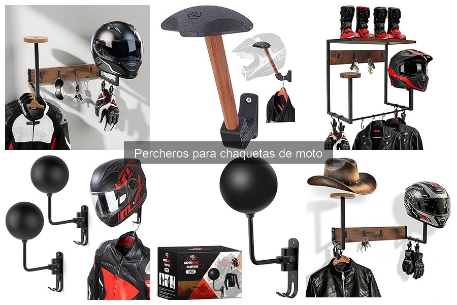 ¿Qué son los percheros para chaquetas de moto?