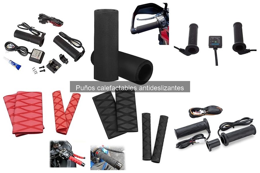 ¿Qué son los puños calefactables antideslizantes para motos?