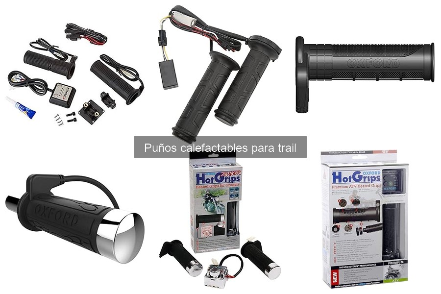 ¿Qué son los puños calefactables para motos trail?